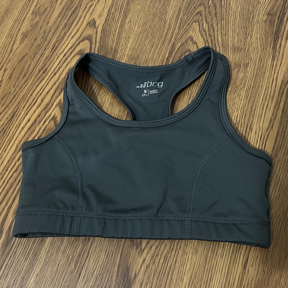 bcg Gray Girl’s Sports Bra Size Small